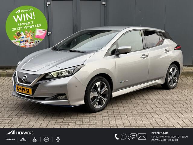 Nissan LEAF 3.Zero Limited Edition 62 kWh / Stuurverwarming / Stoelverwarming / Achterbank verwarmbaar / Apple Carplay / 360 Graden Camera / Adaptieve Cruise Control / Navigatie / Bose Geluidsinstallatie / Dodehoek Detectie