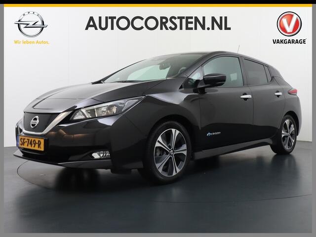 Nissan LEAF 2.ZERO EDITION 40kWh Trekhaak Adaptieve Cruise Control Navi 360°Camera Apple Carplay Android Auto Stuur+Stoelverwarming Keyless Pdc Led Bluetooth DAB Dodehoek Detector Privacy Glas Rijstrooksensor met correctie Verkeersbord detectie Origineel Nederlandse 