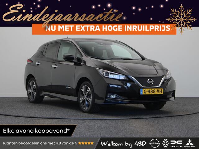 Nissan LEAF e+ Tekna 62 kWh | 385km WLTP | Accu Score 95% |Stuur en Stoelverwarming | Bose Soundpack | Full Led Koplampen | Volledig Lederen Bekleding |