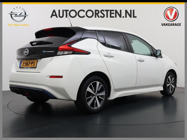 Nissan LEAF Acenta 40kWh Navi Camera Adap.Cruise Apple Carplay Android Ecc SOH 88% DAB Stuur-Stoel-Achterbankverwarming Lmv Privacy Glas Rijstrooksensor Origineel Nederlandse Auto 1e Eigenaar
