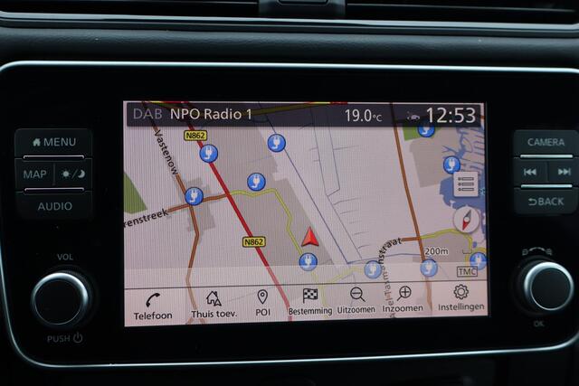 Nissan LEAF N-Connecta 40 kWh 91,1% SOH, Navigatie, Cruise control, 360 Camera, Stoelverwarming, Lederen interieur, Climate control