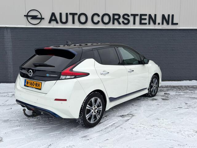 Nissan LEAF e+ Business Executive 62kWh SOH 90% Warmtepomp Trekhaak Leder Navi Ecc Bose®-Hifi Apple Carplay Android Auto Adap.Cruise 360°Camera Stoel+Stuurverwarming Led Two-Tone lak 1e Eigenaar Origineel Nederlandse Auto