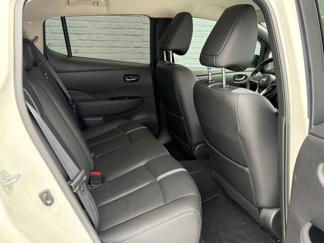 Nissan LEAF e+ Business Executive 62kWh SOH 90% Warmtepomp Trekhaak Leder Navi Ecc Bose®-Hifi Apple Carplay Android Auto Adap.Cruise 360°Camera Stoel+Stuurverwarming Led Two-Tone lak 1e Eigenaar Origineel Nederlandse Auto
