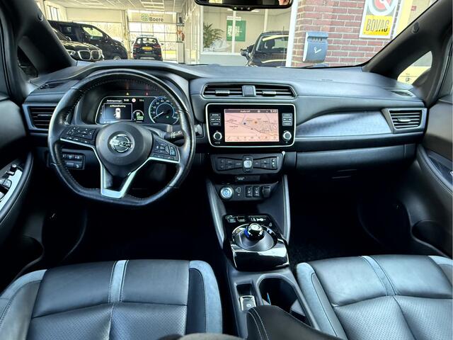 Nissan LEAF e+ Tekna 62 kWh SOH 93.2%, Leer, 360 camera, 17''Lmv