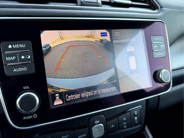 Nissan LEAF e+ Tekna 62 kWh SOH 93.2%, Leer, 360 camera, 17''Lmv