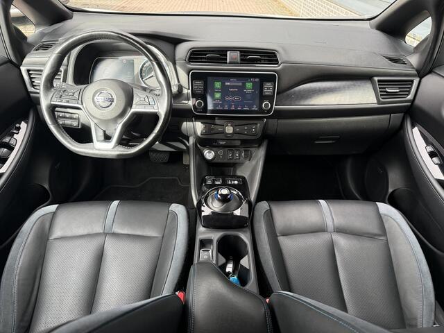 Nissan LEAF e+ Tekna 62 kWh / Navigatie / Stoel+Stuur Verwarming / Keyless / 360º Camera / Apple Carplay / Pro Pilot / Adaptive Cruise /