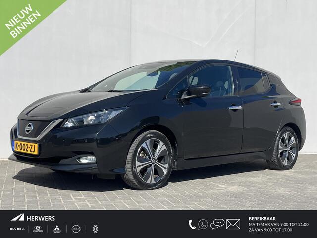 Nissan LEAF N-Connecta 40 kWh /88,7% SOH / Adaptief Cruise Control / Airco / Voor & Achter Stoelverwarming / Stuurverwarming / Keyless Entry /Dode Hoek Detectie / Navigatie / Bluetooth /