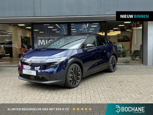 Nissan LEAF Evolve 52 kWh NIEUW UIT VOORRAAD LEVERBAAR | Verwarmbare voorstoelen | Apple CarPlay & Android Auto | Parkeersensoren voor- en achter | Warmtepomp | Adaptieve Cruise Control | Navigatiesysteem| 10 jaar fabrieksgarantie