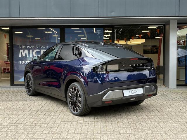 Nissan LEAF Evolve 52 kWh NIEUW UIT VOORRAAD LEVERBAAR | Verwarmbare voorstoelen | Apple CarPlay & Android Auto | Parkeersensoren voor- en achter | Warmtepomp | Adaptieve Cruise Control | Navigatiesysteem| 10 jaar fabrieksgarantie