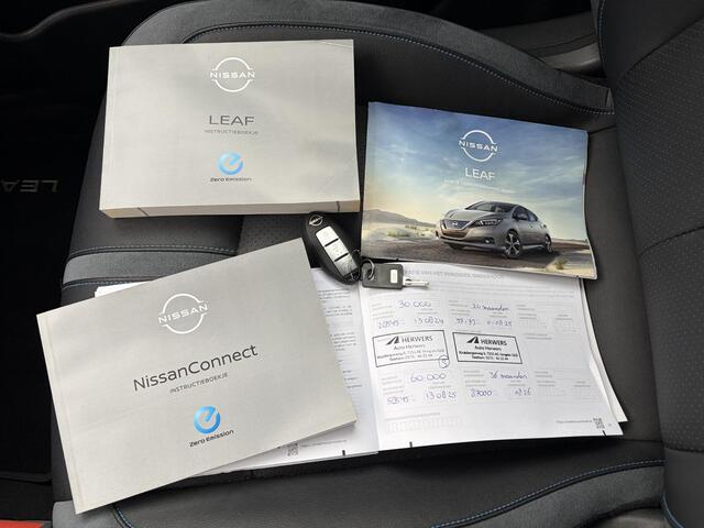 Nissan LEAF e+ Tekna 62 kWh / SOH 99% / Trekhaak voor fietsendrager / Stoelverwarming voor en achter / 360 Graden camera / Apple Carplay & Android Auto / BOSE / Stuurverwarming