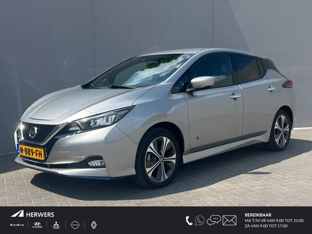 Nissan LEAF e+ Tekna 62 kWh / SOH 97%/ Stoelverwarming voor en achter / 100% dealer onderhouden / 360 Graden camera / Apple Carplay & Android Auto / BOSE / Stuurverwarming