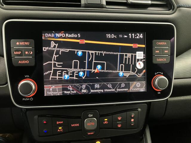 Nissan LEAF e+ N-Connecta 62 kWh / Eerste Eigenaar / Dealer Onderhouden / Afneembare Trekhaak / SOH 92,44%/ Navigatie / Stoel- en Stuurverwarming / Cruise Control / Climate Control / 360 Graden Camera /