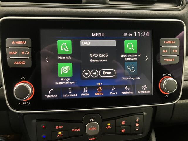 Nissan LEAF e+ N-Connecta 62 kWh / Eerste Eigenaar / Dealer Onderhouden / Afneembare Trekhaak / SOH 92,44%/ Navigatie / Stoel- en Stuurverwarming / Cruise Control / Climate Control / 360 Graden Camera /