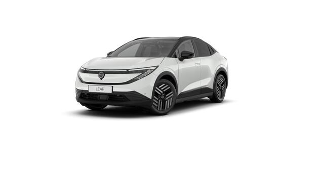 Nissan LEAF Advance 75 kWh | 18" lichtmetalen velgen met diamond cut | 3D-signatuur achterlichten en een doorlopende frontsignatuurlamp met verlicht Nissan-logo | Blind Spot (Warning & Intervention)
