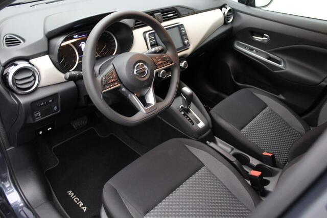 Nissan MICRA 1.0 IG-T Kiiro 2023 | NIEUW | Airco | Cruise Control | Carplay | DAB Radio | Navigatie | 2 Sleutels | Parkeersensoren | Automatische Verlichting | Stuurwiel Bediening | Boekjes