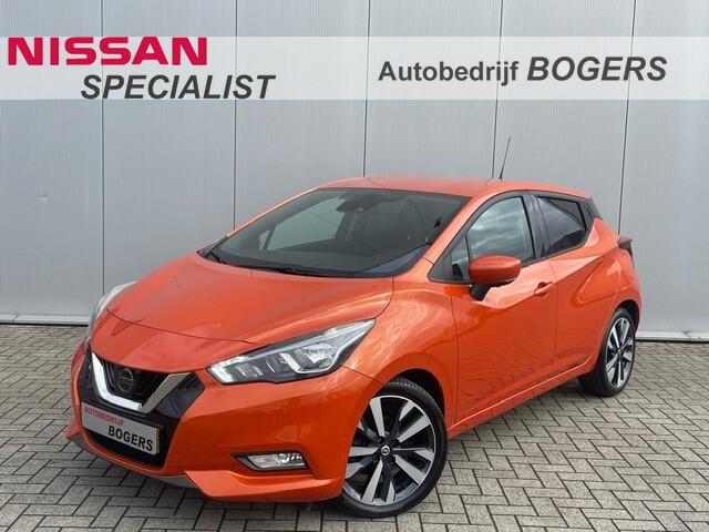 Nissan MICRA 0.9 IG-T Tekna Navigatie, Climate Control, Cruise Control, 17"Lm, 360 Camera, Bose, Stoelverwarming