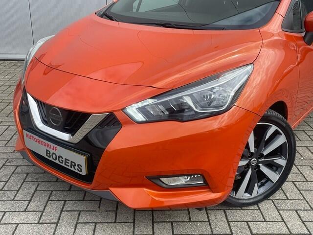 Nissan MICRA 0.9 IG-T Tekna Navigatie, Climate Control, Cruise Control, 17"Lm, 360 Camera, Bose, Stoelverwarming