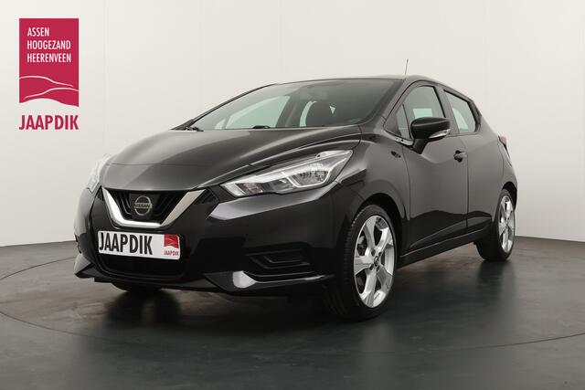 Nissan MICRA BWJ 2018 1.0L 71 PK Acenta TREKHAAK / AIRCO / CRUISE / APPLE CARPLAY / ARMSTEUN / ISOFIX / LMV 17 INCH / MULTIFUNCT. STUUR