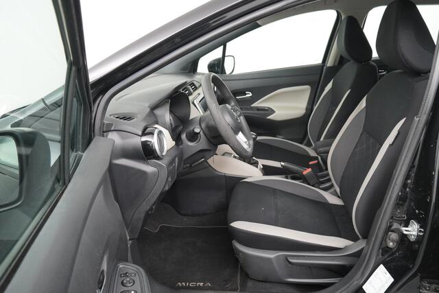 Nissan MICRA BWJ 2018 1.0L 71 PK Acenta TREKHAAK / AIRCO / CRUISE / APPLE CARPLAY / ARMSTEUN / ISOFIX / LMV 17 INCH / MULTIFUNCT. STUUR