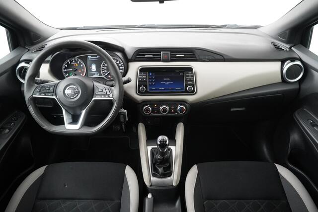 Nissan MICRA BWJ 2018 1.0L 71 PK Acenta TREKHAAK / AIRCO / CRUISE / APPLE CARPLAY / ARMSTEUN / ISOFIX / LMV 17 INCH / MULTIFUNCT. STUUR