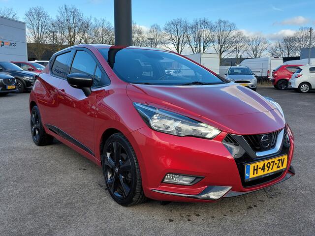Nissan MICRA 1.0 IG-T 101pk N-Sport | 1ste Eigenaar | Navi | Apple Carplay+Android Auto | Clima | Cruise | Keyless Entry | Pdc+Camera | Licht+Regensensor | Mistlampen | Privacy Glass | 17''lm