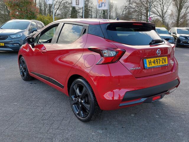 Nissan MICRA 1.0 IG-T 101pk N-Sport | 1ste Eigenaar | Navi | Apple Carplay+Android Auto | Clima | Cruise | Keyless Entry | Pdc+Camera | Licht+Regensensor | Mistlampen | Privacy Glass | 17''lm