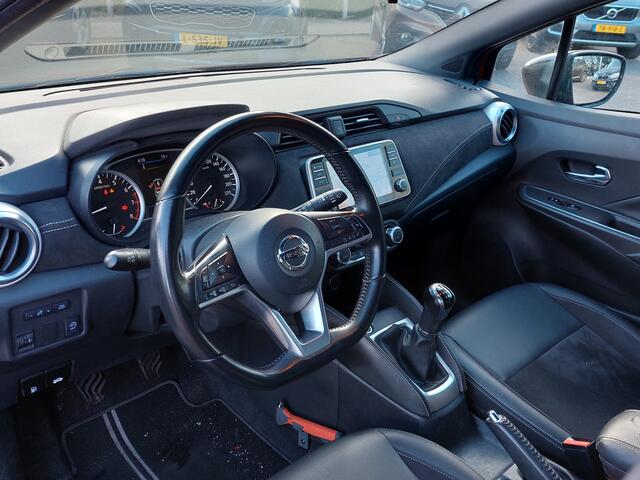 Nissan MICRA 1.0 IG-T 101pk N-Sport | 1ste Eigenaar | Navi | Apple Carplay+Android Auto | Clima | Cruise | Keyless Entry | Pdc+Camera | Licht+Regensensor | Mistlampen | Privacy Glass | 17''lm
