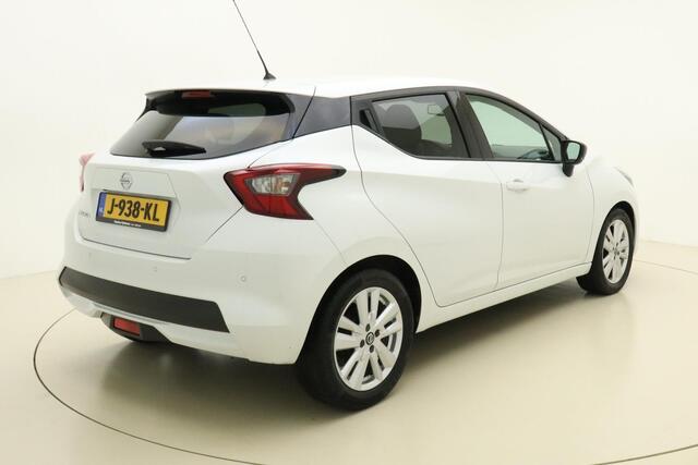 Nissan MICRA 1.0 IG-T N-Connecta 100 PK | Navigatie via Apple Carplay | Airco | Parkeersensoren | Cruise control | Getint glas | Lichtmetalen velgen