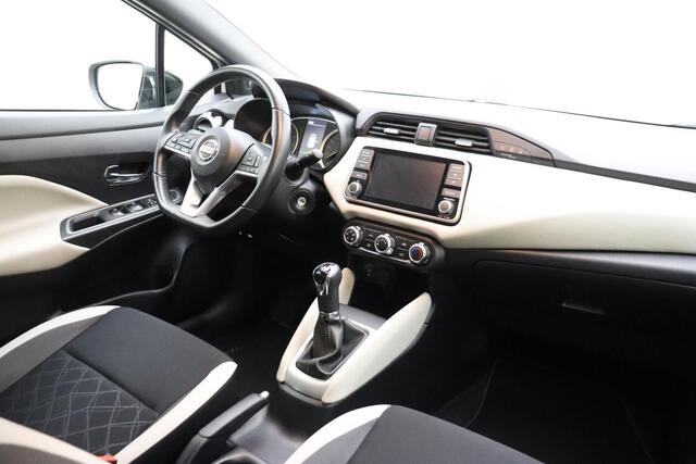Nissan MICRA 1.0 IG-T N-Connecta 100 PK | Navigatie via Apple Carplay | Airco | Parkeersensoren | Cruise control | Getint glas | Lichtmetalen velgen