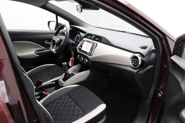 Nissan MICRA 1.0 IG-T N-Connecta 2020 NAP | Navigatie | Camera | Cruise control | Airco | Lichtmetaal | Elektrische ramen + spiegels | PDC | LED | INCL. BTW