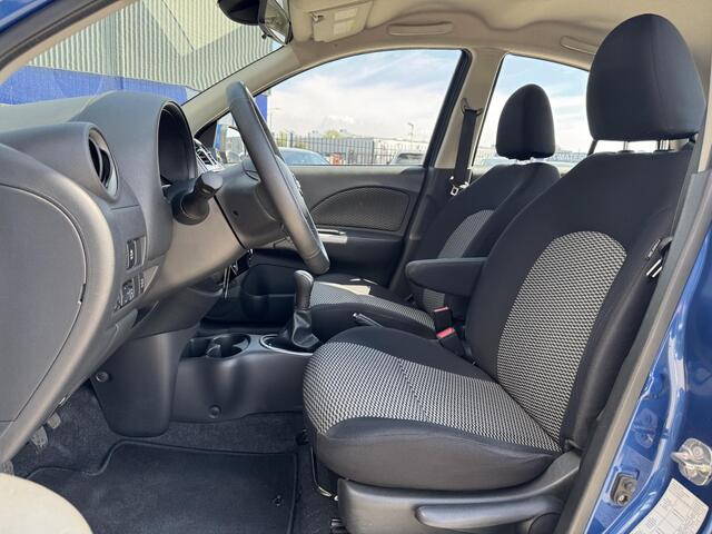 Nissan MICRA 1.2 Acenta | Airco | Cruise Control | Radio-CD/MP3 Speler | LM Velgen | Stoelverwarming | Rijklaarprijs!