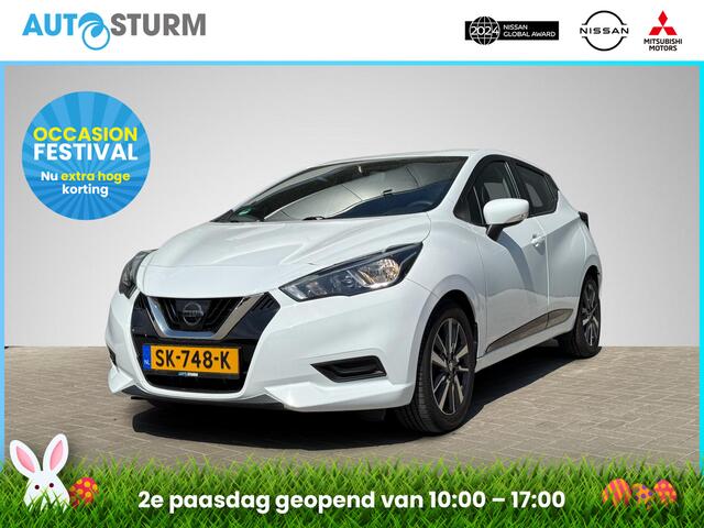 Nissan MICRA 1.0L Acenta Tech Pack | Navigatie | Camera | BOSE Audio | Airco | Cruise Control | LM Velgen | Rijklaarprijs!