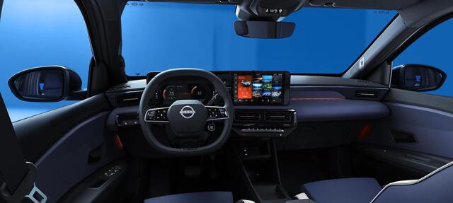 Nissan MICRA EVOLVE 52 kWh 150PK | Google Navigatie | Harman Kardon Audio | Stoel- en Stuurverwarming | 18'' Lichtmetalen Velgen | Draadloze Apple CarPlay & Android Auto | Tot 419KM Actieradius! | Nieuw te bestellen