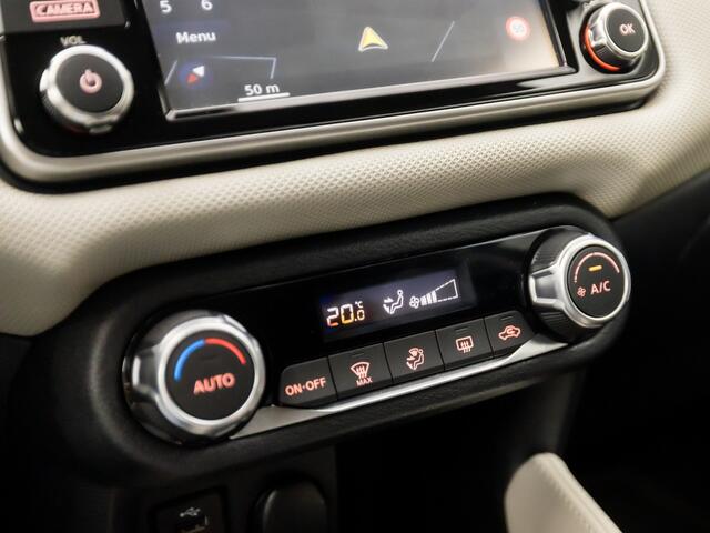 Nissan MICRA 0.9 IG-T N-Connecta Sport (NAVIGATIE, CLIMATE, CAMERA, SPORTSTOELEN, GETINT GLAS, CRUISE, LM VELGEN, NIEUWE APK, NIEUWSTAAT)