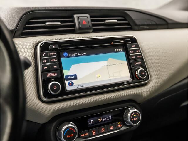 Nissan MICRA 0.9 IG-T N-Connecta Sport (NAVIGATIE, CLIMATE, CAMERA, SPORTSTOELEN, PARKEERSENSOREN, GETINT GLAS, LM VELGEN, CRUISE, NIEUWE APK, NIEUWSTAAT)