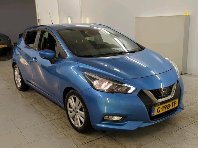 Nissan MICRA 1.0 IG-T N-Connecta 1e Eigenaar | Volledig Onderh | BTW | NL-Auto | Camera | Navi | Carplay | DAB | Cruise | LED | Start/Stop | Hill-Hold | PDC Achter