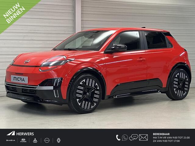 Nissan MICRA ADVANCE - Launch Edition 52 kWh / ** ¤ 2.500,- Voorraadvoordeel ** / Nieuw uit Voorraad Leverbaar / 417 KM WLTP / Google Maps Navigatie / Camera / Stoel- en Stuurverwarming / Adaptive Cruise Control /