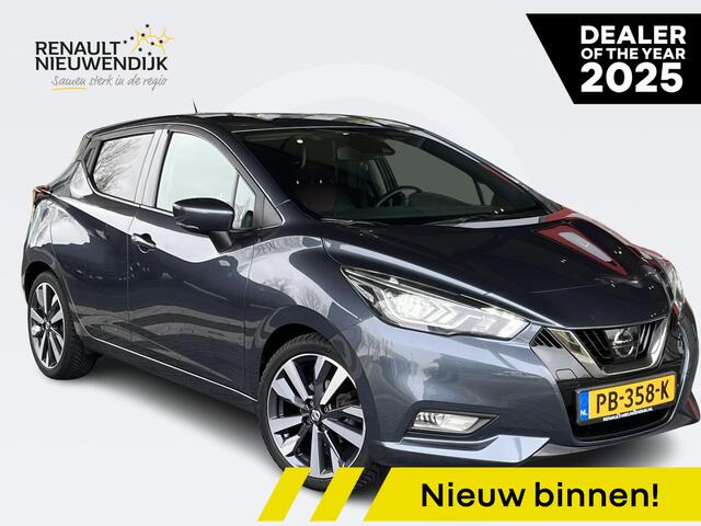 Nissan MICRA 0.9 IG-T Tekna STOELVERWARMING / LICHTMETAAL / 4 SEIZOENEN BANDEN / PARKEERCAMERA + SENSOREN / AIRCO / LEER!