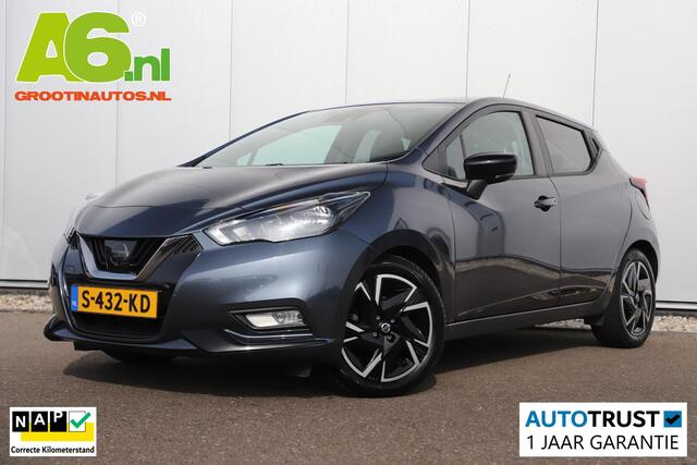 Nissan MICRA 1.0 IG-T N-Design BOSE Audio Navigatie Carplay Android Airco Cruise Control Parkeersensor 16 inch LMV All-season banden!