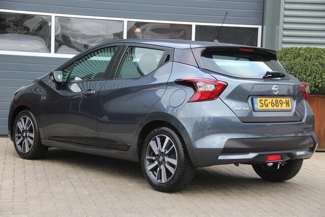 Nissan MICRA 0.9 IG-T Acenta | CarPlay | Airco | Cruise | Brake Assist | Rijbaan assist | Sportstuurwiel | LMV16'' | Rijdt erg zuinig | Zeer nette