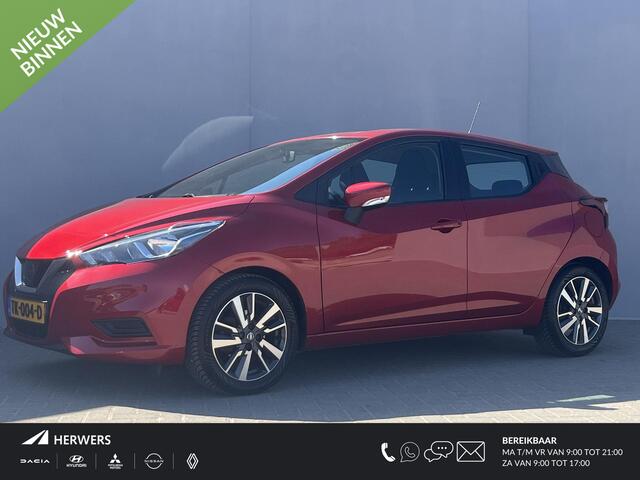 Nissan MICRA 0.9 IG-T Acenta / 100% Dealeronderhouden / Achteruitrijcamera / Navigatie full map / Cruise- en Climate Control / Parkeersensoren Achter / Radio / Bluetooth /