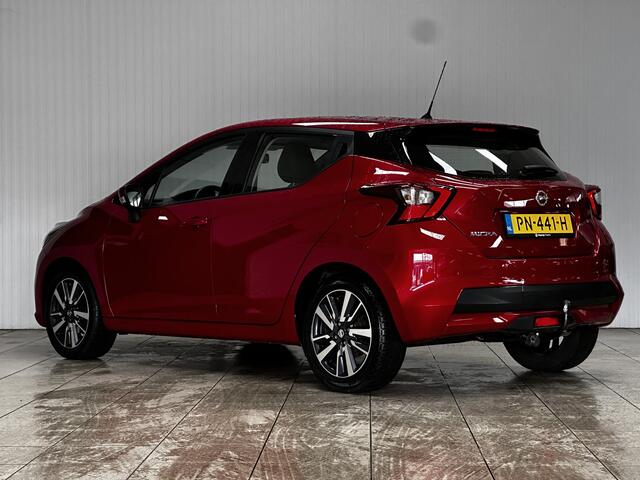 Nissan MICRA 1.0L Acenta/ 15'' LMV/ Airco/ Cruise/ Elek. pakket/ Isofix/ Bluetooth/ Multi. LEDER. Stuur/ LED Dagrijverl./ Getint glas/ Metallic lak.