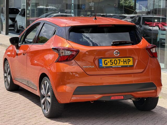 Nissan MICRA 1.0 IG-T Tekna Automaat 100PK | Navigatie | Carplay/Android Auto | BSM | 360 graden camera | Cruise Control | BOSE | Dealeronderhouden | 1ste eigenaar!