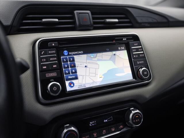Nissan MICRA 0.9 IG-T N-Connecta Sport (NAVIGATIE, CLIMATE, CAMERA, GETINT GLAS, SPORTSTOELEN, ELEK RAMEN, CRUISE, NIEUWSTAAT)