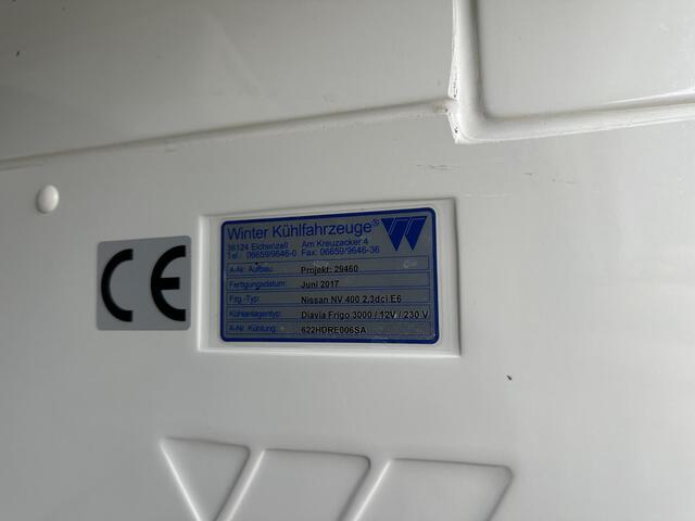 Nissan NV400 2.3 dCi L1H1 Koelwagen tot 0 graden