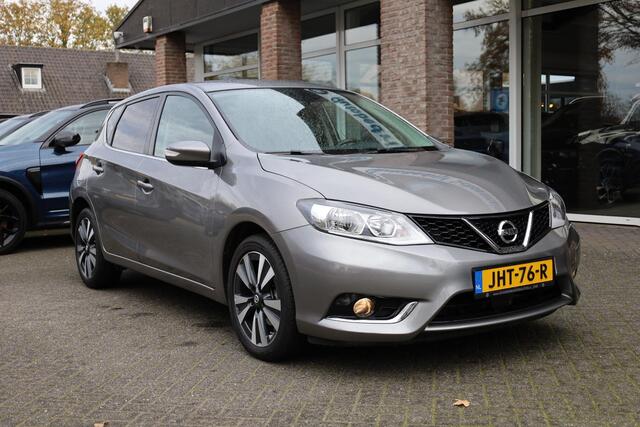 Nissan PULSAR 1.2 DIG-T N-Connecta HALF-LEER CAMERA NAVI CRUISE CLIMA BT-TELEFOONVERB. 17''LMV