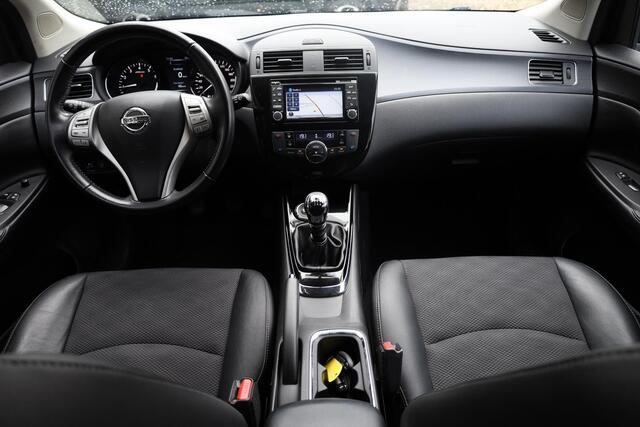 Nissan PULSAR 1.2 DIG-T N-Connecta HALF-LEER CAMERA NAVI CRUISE CLIMA BT-TELEFOONVERB. 17''LMV