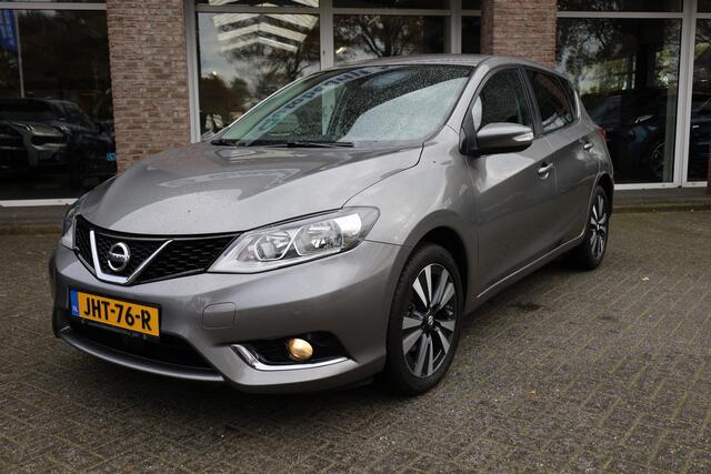 Nissan PULSAR 1.2 DIG-T N-Connecta HALF-LEER CAMERA NAVI CRUISE CLIMA BT-TELEFOONVERB. 17''LMV