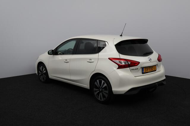 Nissan PULSAR 1.2 DIG-T N-Connecta/ 38.000 KM! N.A.P!/ Automaat!/ Trekhaak/ 17'' LMV/ Camera/ Keyless/ DAB+/ Navi/ Clima/ Cruise/ Bluetooth/ Armsteun/ Multi. LEDER. Stuur/ Mistl./ Chroom/ Extra getint glas.