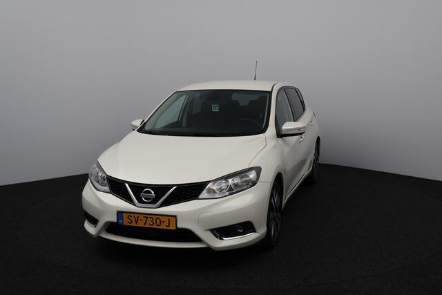 Nissan PULSAR 1.2 DIG-T N-Connecta/ 38.000 KM! N.A.P!/ Automaat!/ Trekhaak/ 17'' LMV/ Camera/ Keyless/ DAB+/ Navi/ Clima/ Cruise/ Bluetooth/ Armsteun/ Multi. LEDER. Stuur/ Mistl./ Chroom/ Extra getint glas.